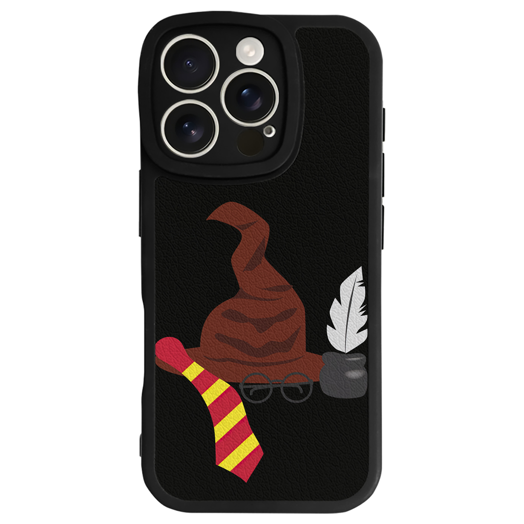 （画像用） Harry Potter ハリー・ポッターシリーズ 【iPhone 16シリーズ対応】シリコンスマホケース（レザー調） 材質：シリコン